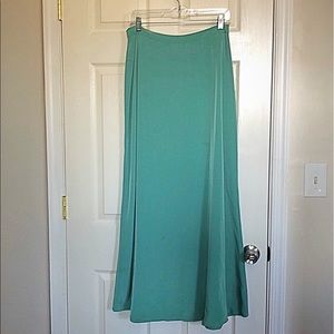 Sea foam green maxi skirt